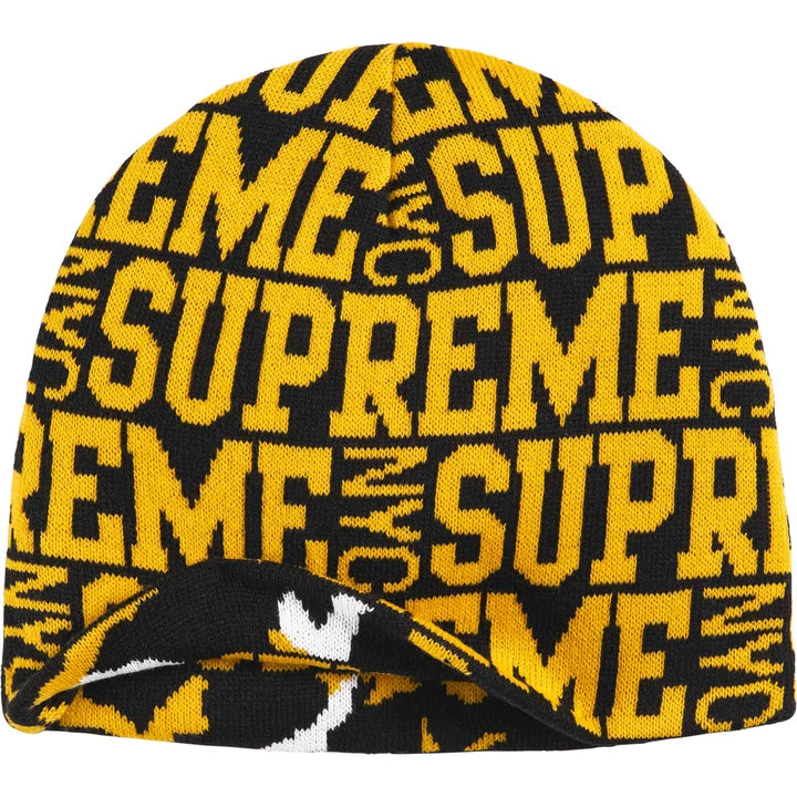 Supreme FW26 Reversible Camo Beanie Black