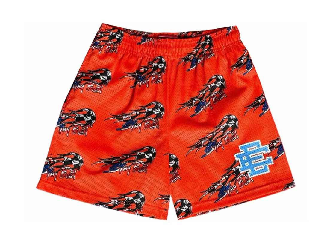 Eric Emanuel X Matty Boy EE Basic/Core Short - Stay Fast Red
