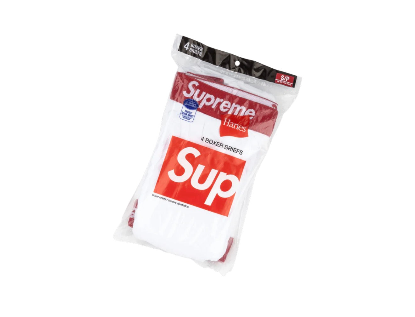 Hanes Tagless Boxer Briefs (4) “White”