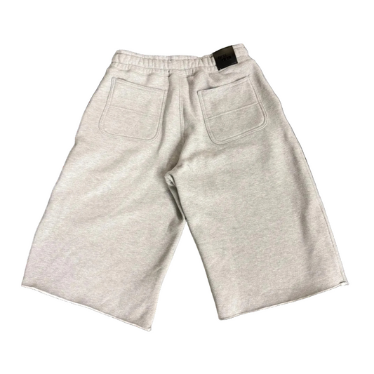 Baggy Grey 3/4 Sweat Shorts
