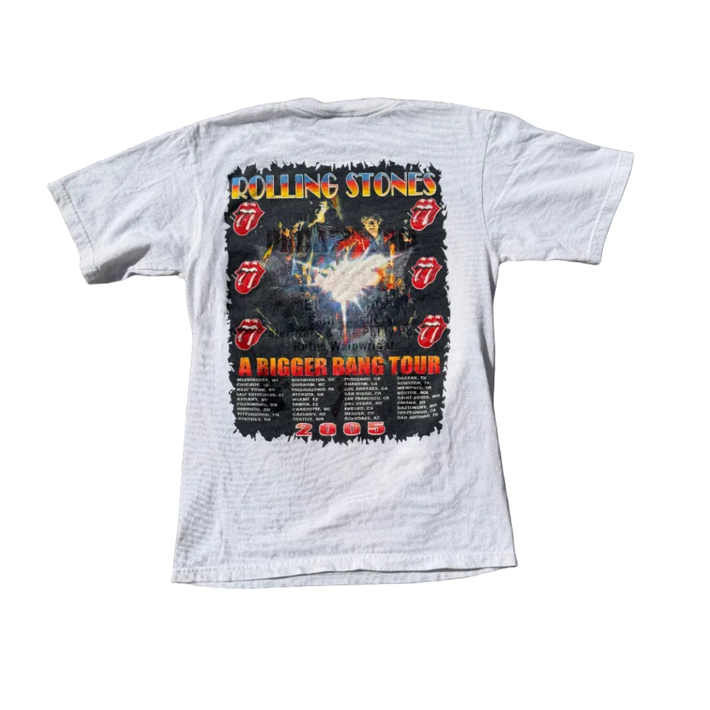 Vintage 2005 Rolling Stones Tee White