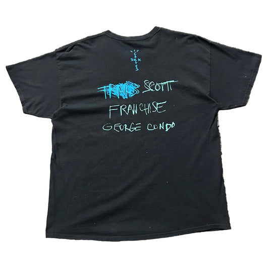 USED Travis Scott Franchise Tee Black