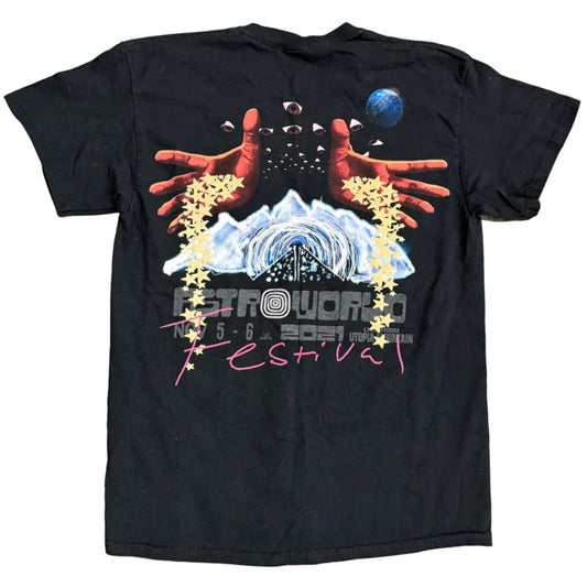 USED Travis Scott Astroworld Festival Goat Tee