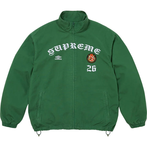 Supreme FW26 Umbro Cotton Ripstop Track Jacket Green