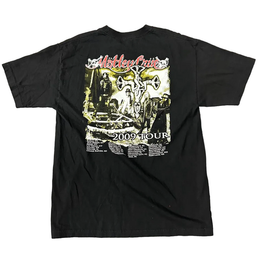 Vintage Motley Crue 2009 Iron Cross Tee Black