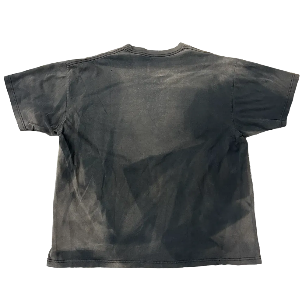 Vintage Faded Skull Gun Tee Grey