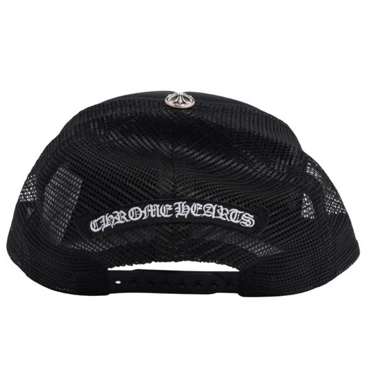 Chrome Hearts Cemetery Trucker Hat Black/Red