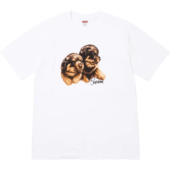 Supreme FW26 Puppies Tee White