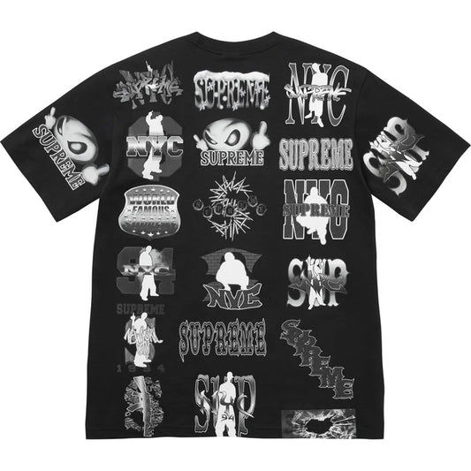 Supreme SS26 Flash Tee Black