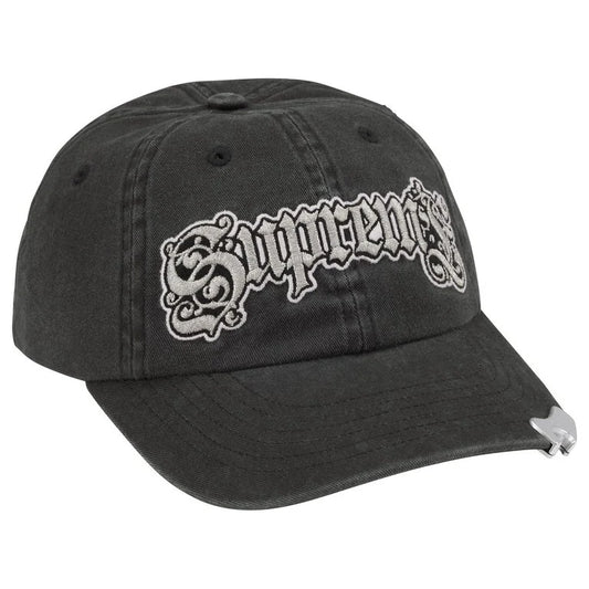 Supreme FW26 Bottle Opener 6-Panel Hat Black