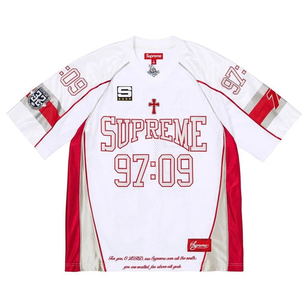 Supreme FW26 Disciples Football Jersey White