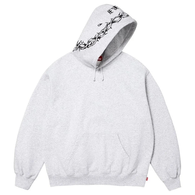 Supreme FW26 Forever Hooded Sweatshirt Heather Grey