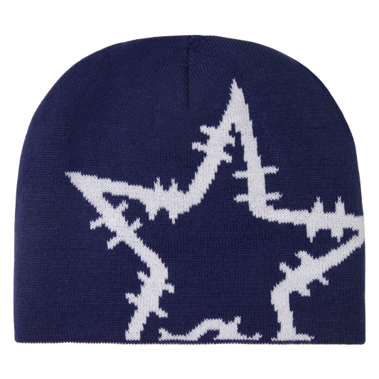REVERSIBLE BEANIE - NAVY/PINK