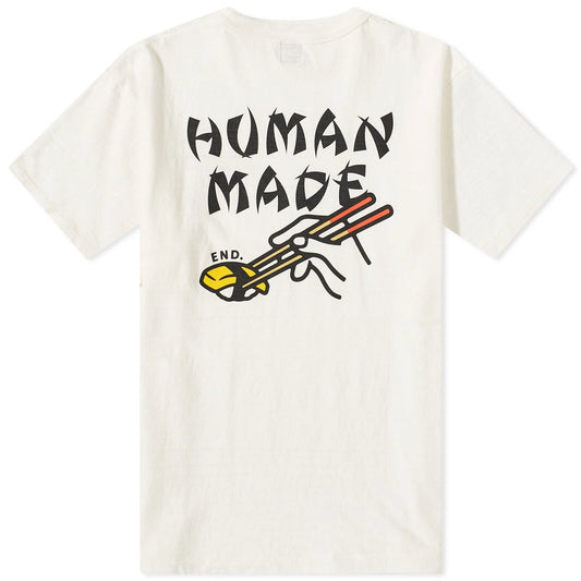 END. X Human Made Sushi Tee White
