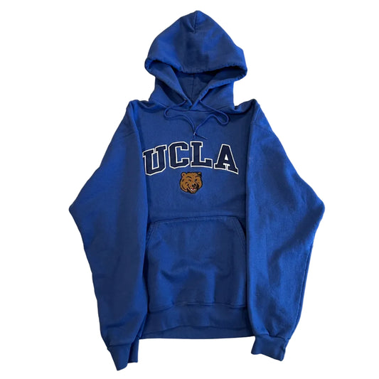 Vintage UCLA Bear Hoodie Blue