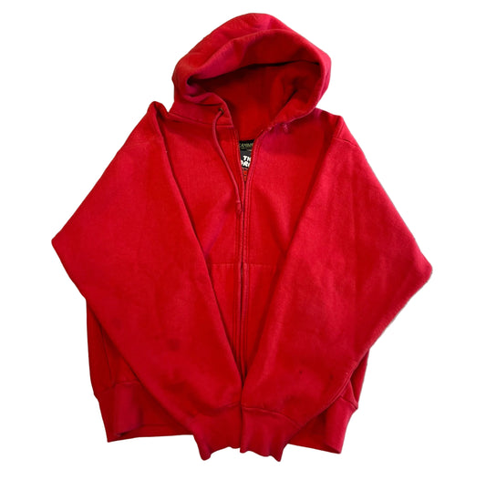 Vintage Camber Zip Up Hoodie Red
