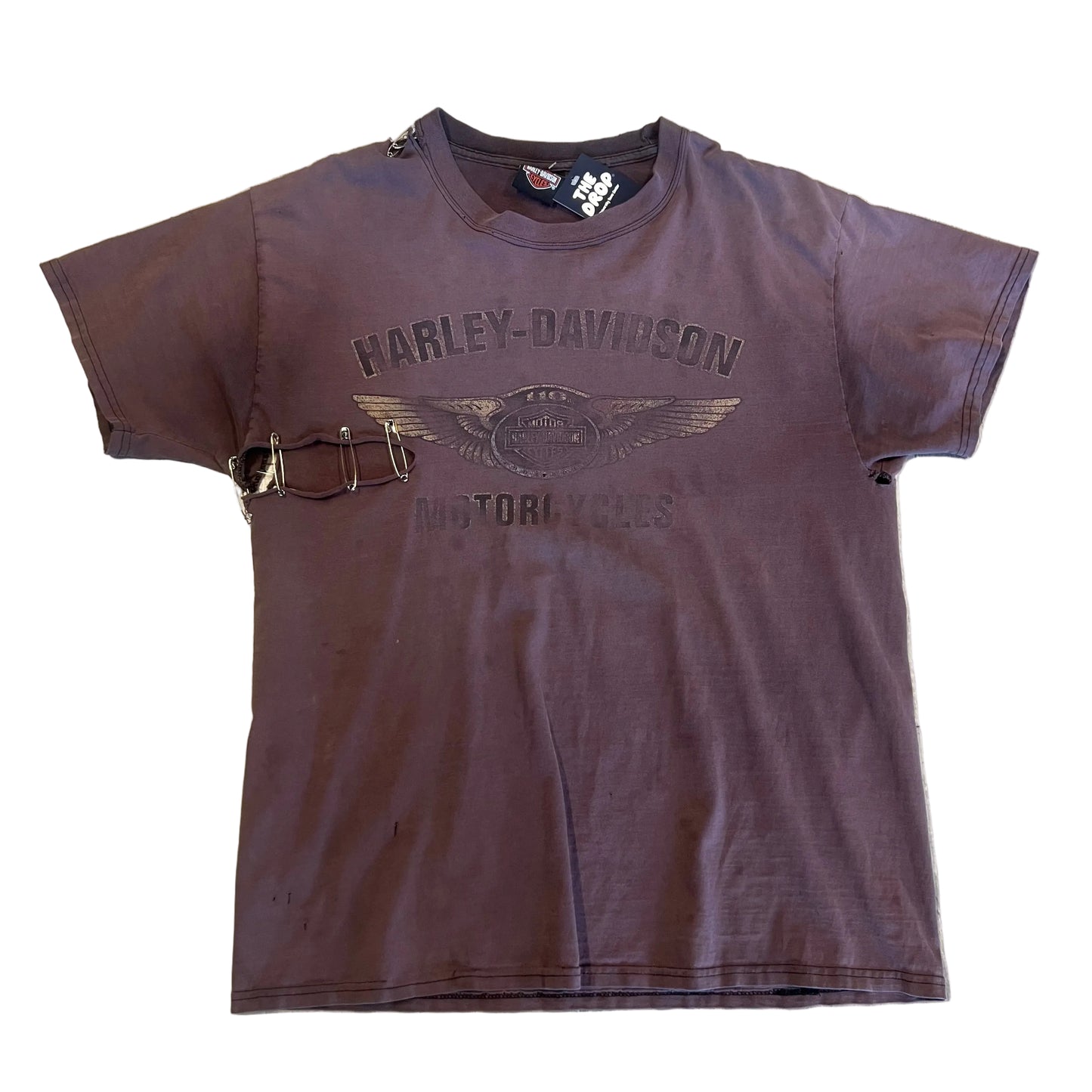 Vintage Harley Landers Tee Maroon