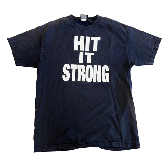 Vintage WWE Hit It Strong Tee Black