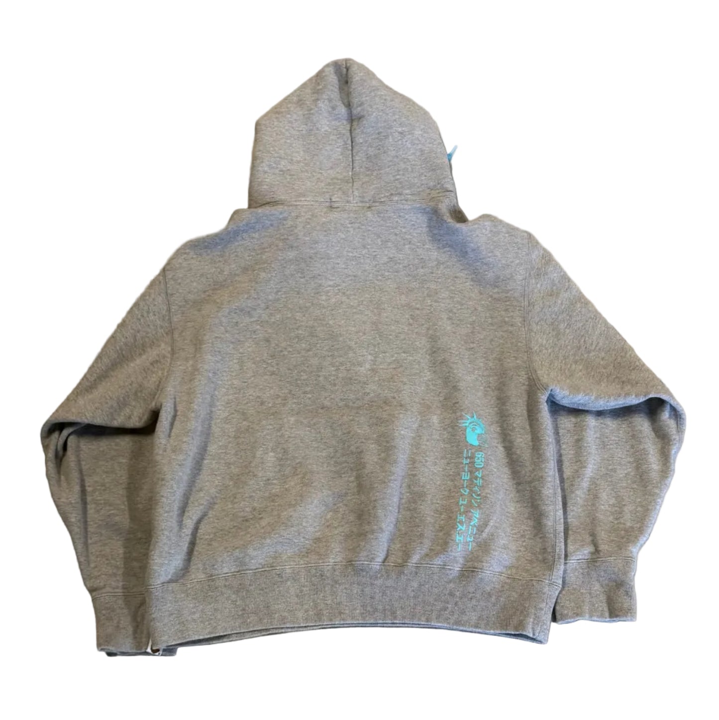 USED Bape Souvenir Hoodie Grey