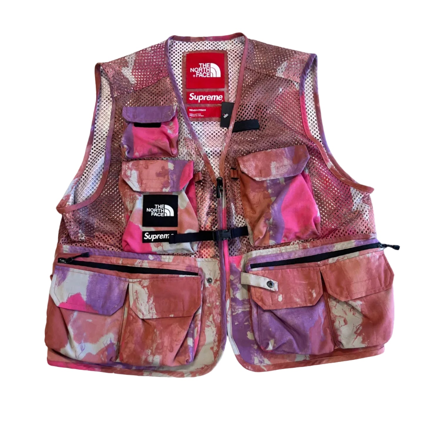 USED Supreme The North Face Cargo Vest Multicolor