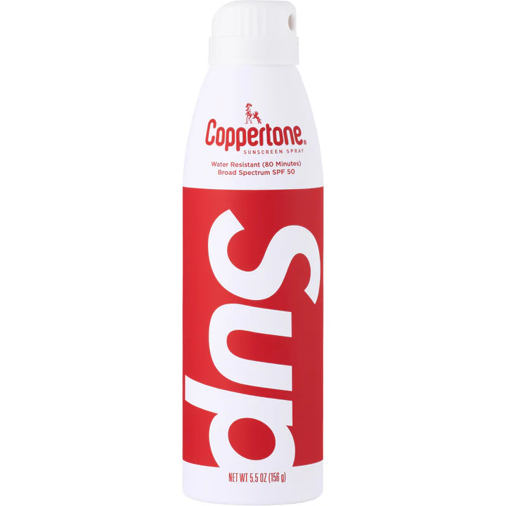 Supreme x Coppertone Sunscreen Spray White
