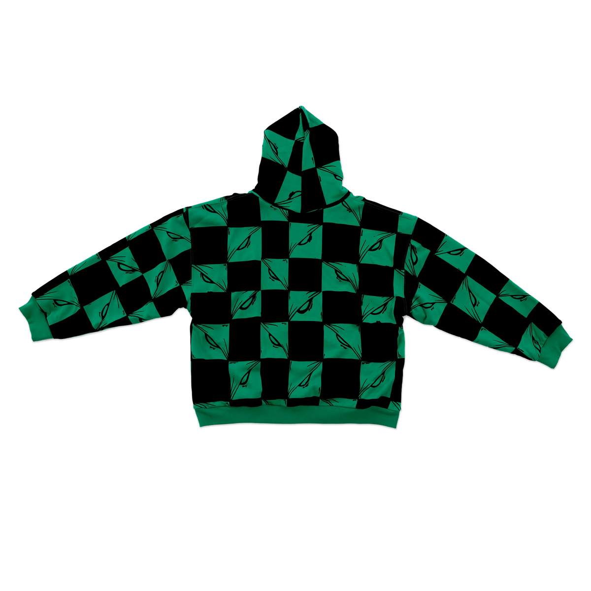 Matty Boy Anti Promo Thermal Lined Zip Hoodie Green Black