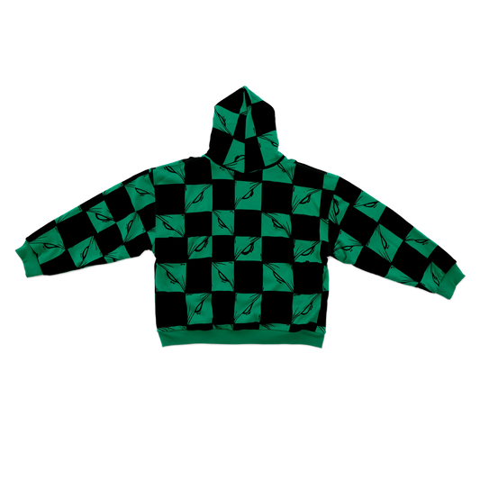 Matty Boy Anti Promo Thermal Lined Zip Hoodie Green Black