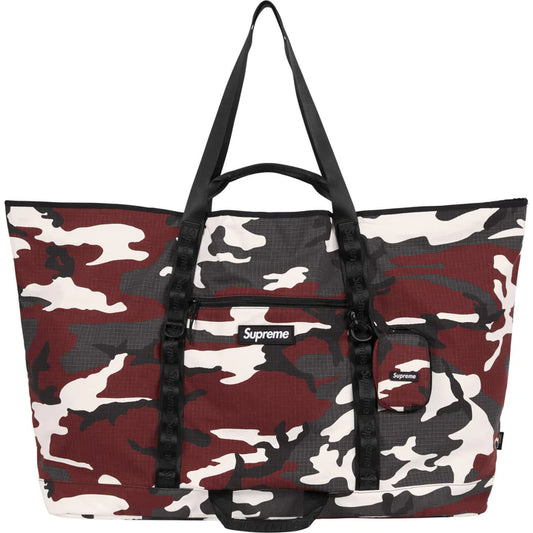 Supreme SS26 X-Large Tote Bag + Utility Pouch Red Camo