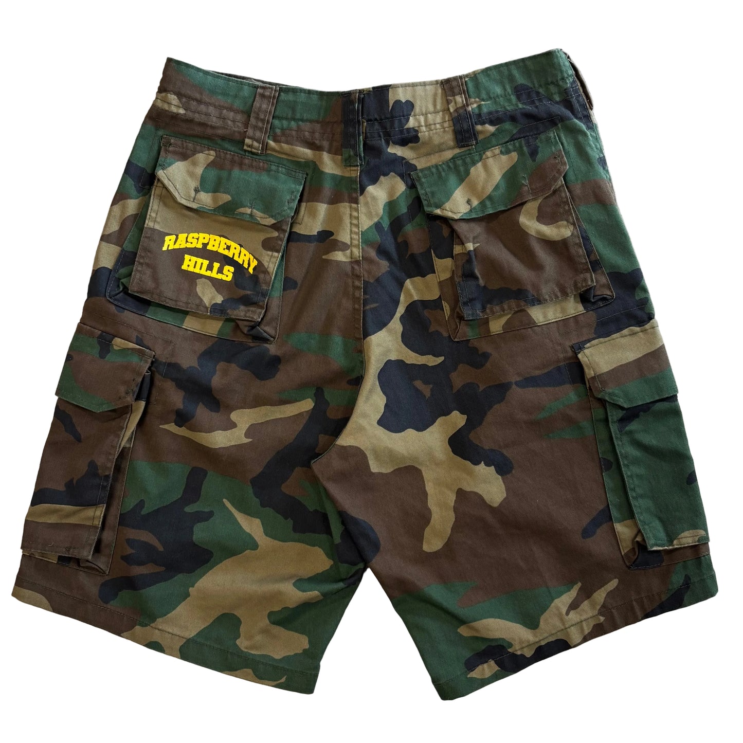 USED Raspberry Hills Camo Cargo Shorts