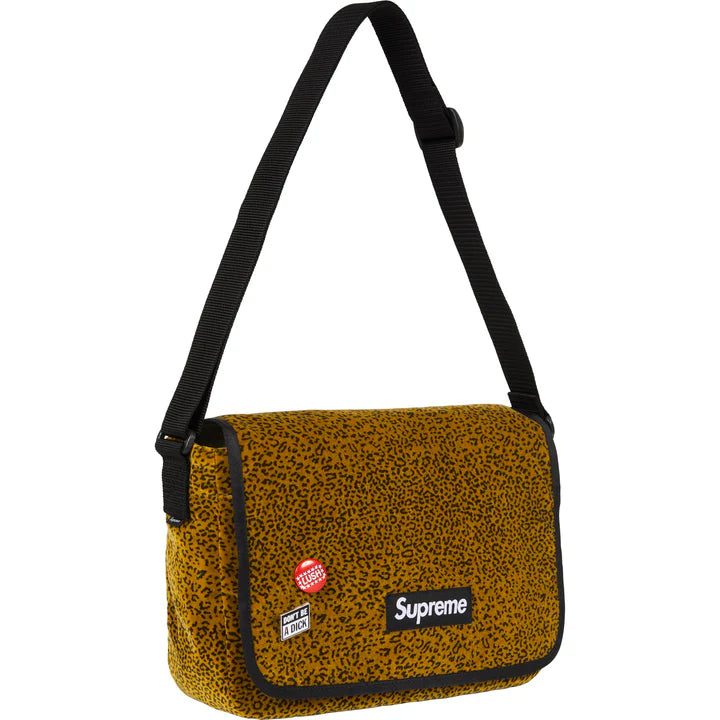 Supreme Velvet Messenger Bag