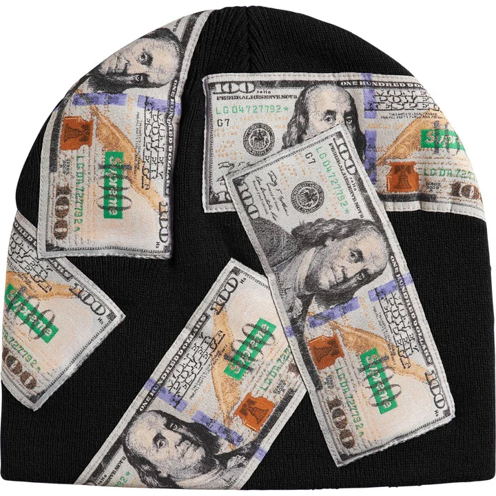 Supreme FW26 Money Beanie Black