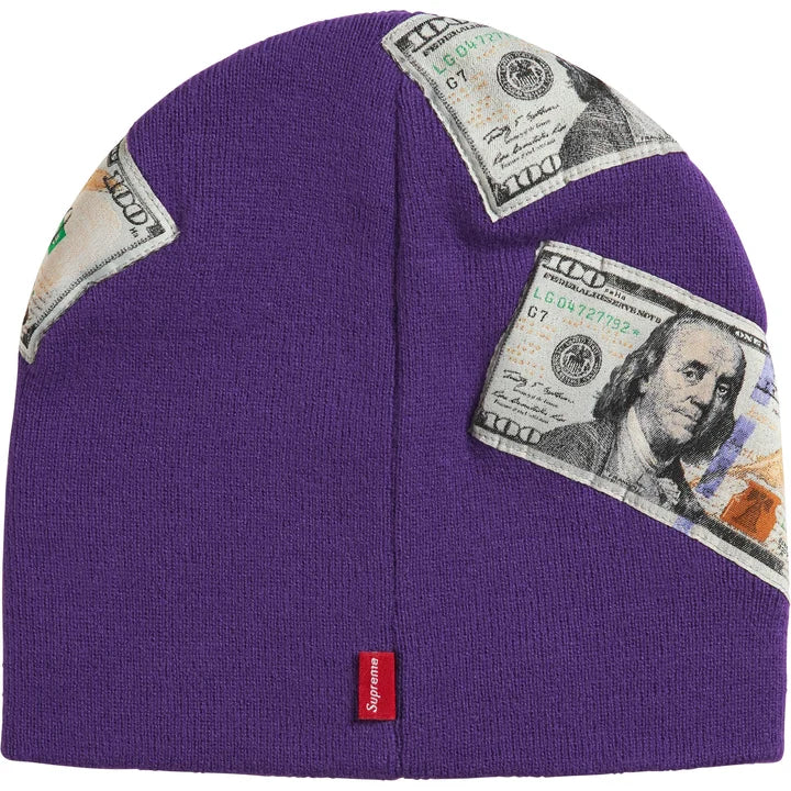 Supreme FW26 Money Beanie Purple