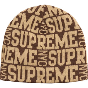 Supreme FW26 Reversible Camo Beanie Brown
