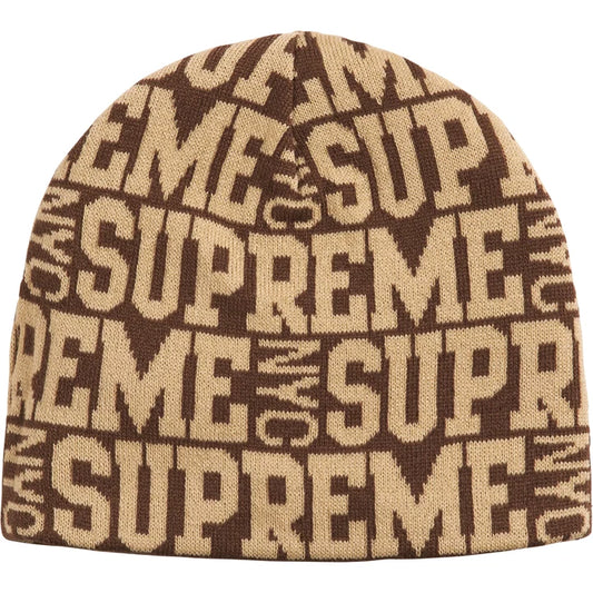 Supreme FW26 Reversible Camo Beanie Brown