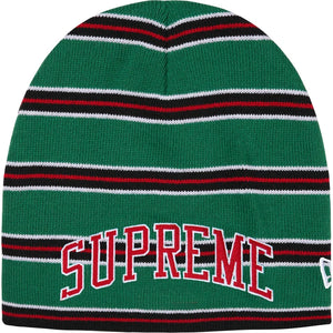 Supreme FW26 New Era Stripe Beanie Green