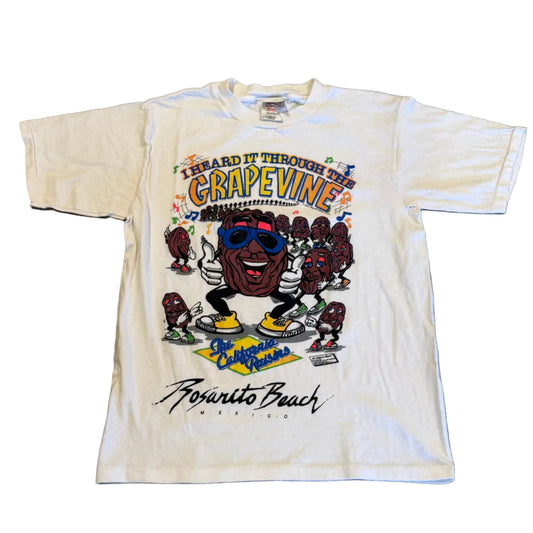 Vintage 1987 California Raisins Single Stitch Tee White