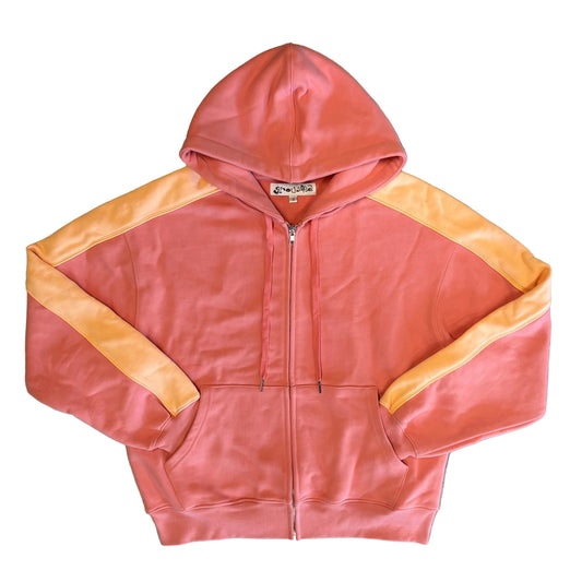 Grounded Blanks V2 Zip Up Coral Orange