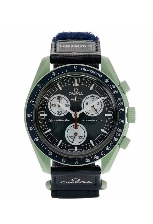 Swatch x Omega Bioceramic Moonswatch Mission to Earth