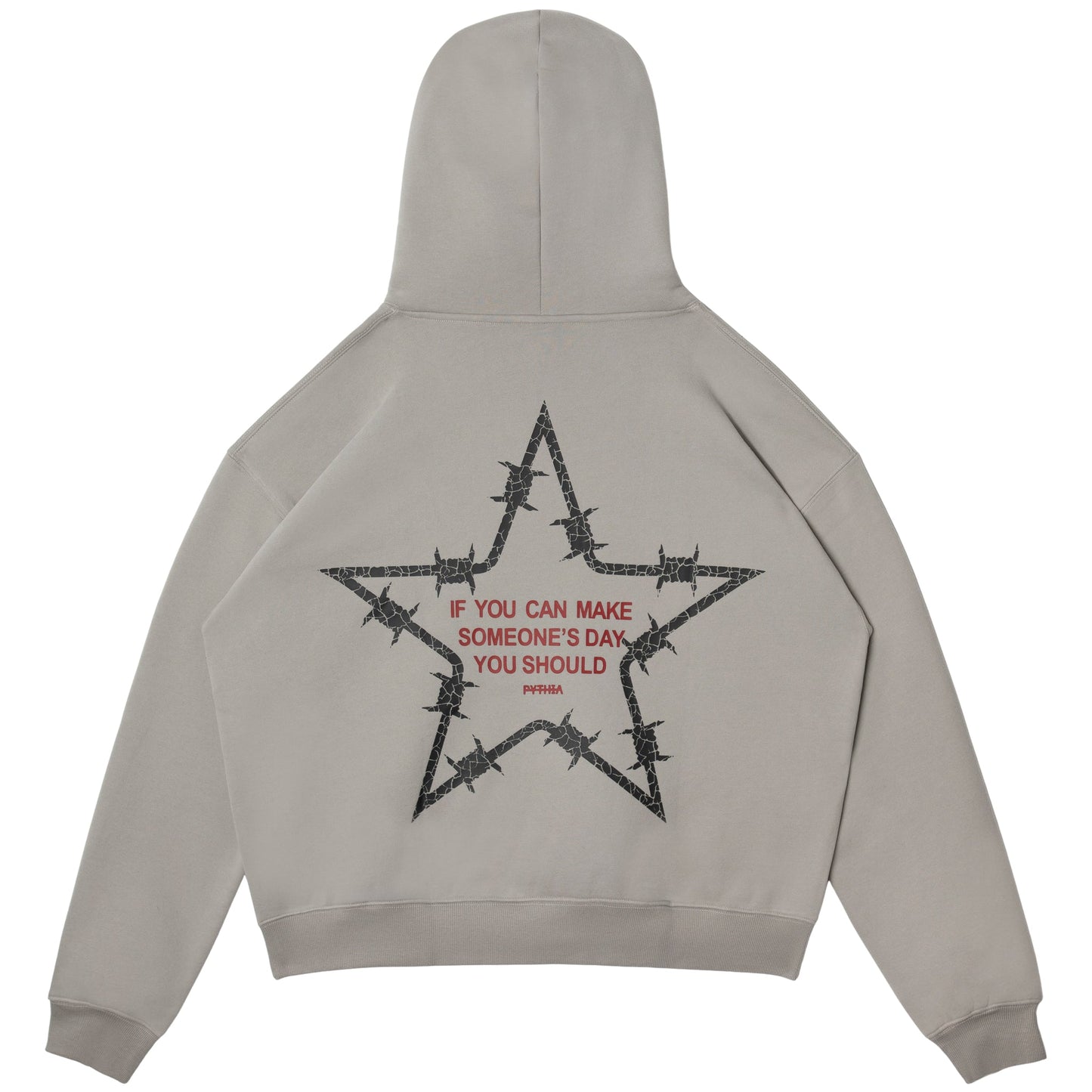 MAKE SOMEONE'S DAY HOODIE - GREY