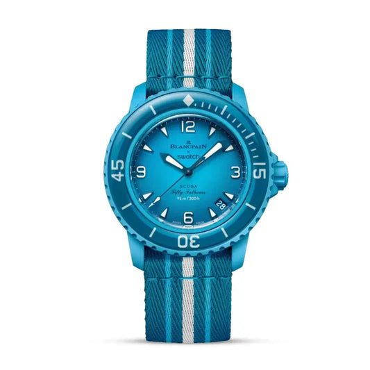 Blancpain x Swatch Scuba Fifty Fathoms Blue Lagoon