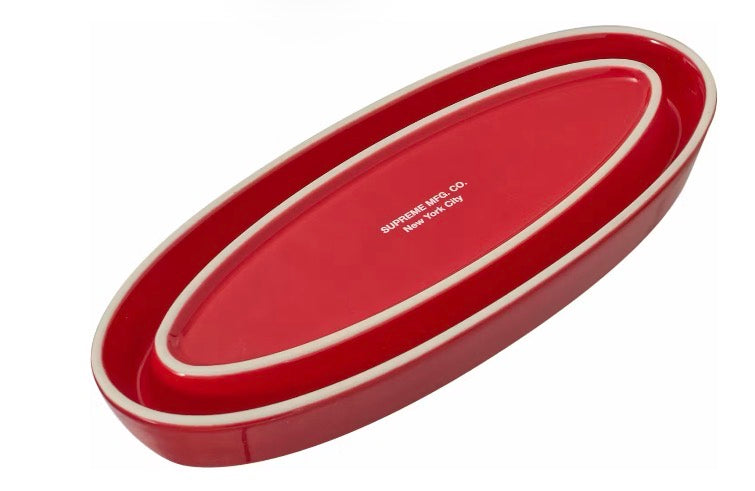 Supreme Oval Tray “Red”