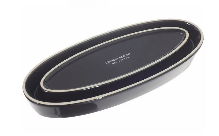 Supreme Oval Tray “Black”