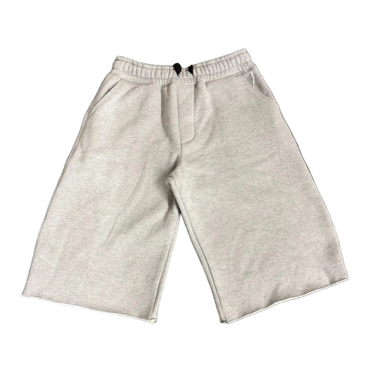 Baggy Grey 3/4 Sweat Shorts
