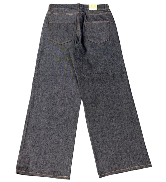 Raw Blue Denim Baggy Jeans