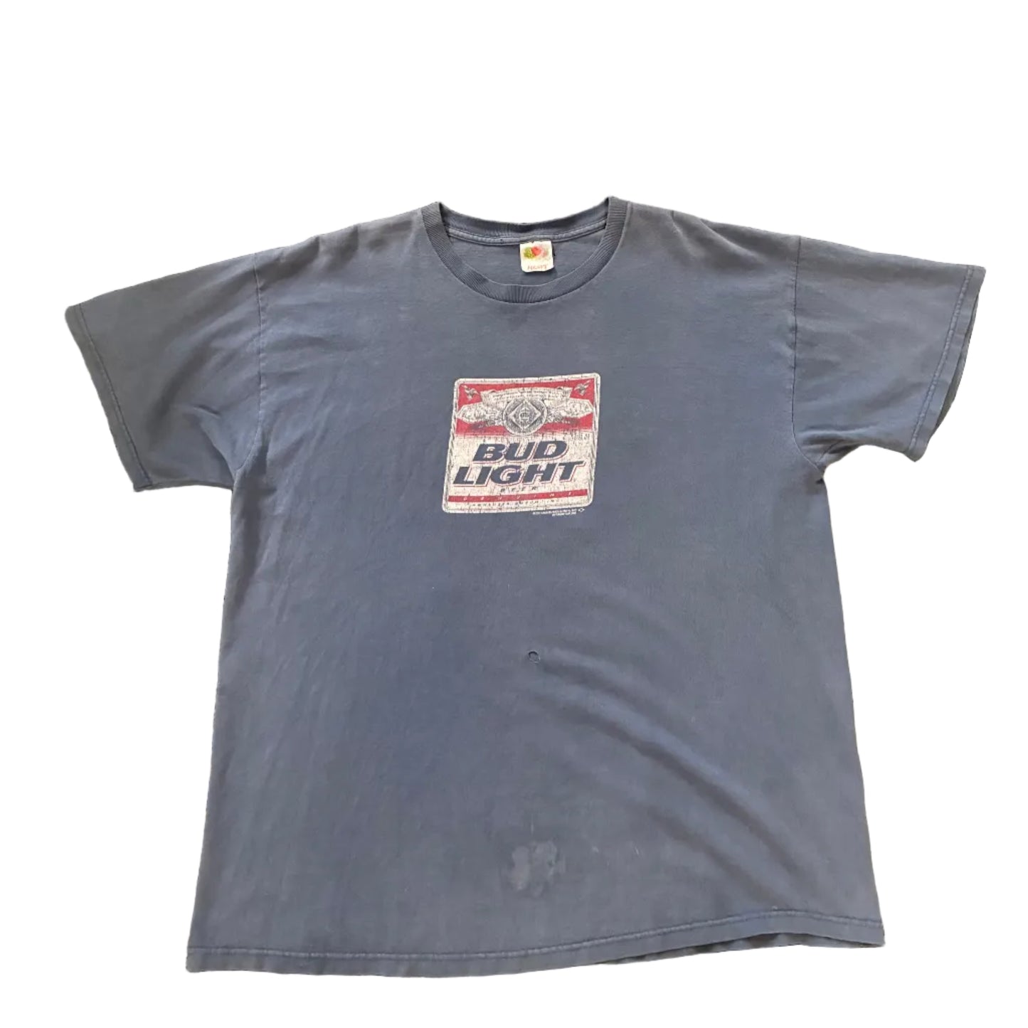 Vintage 2004 Bud Light Tee Blue