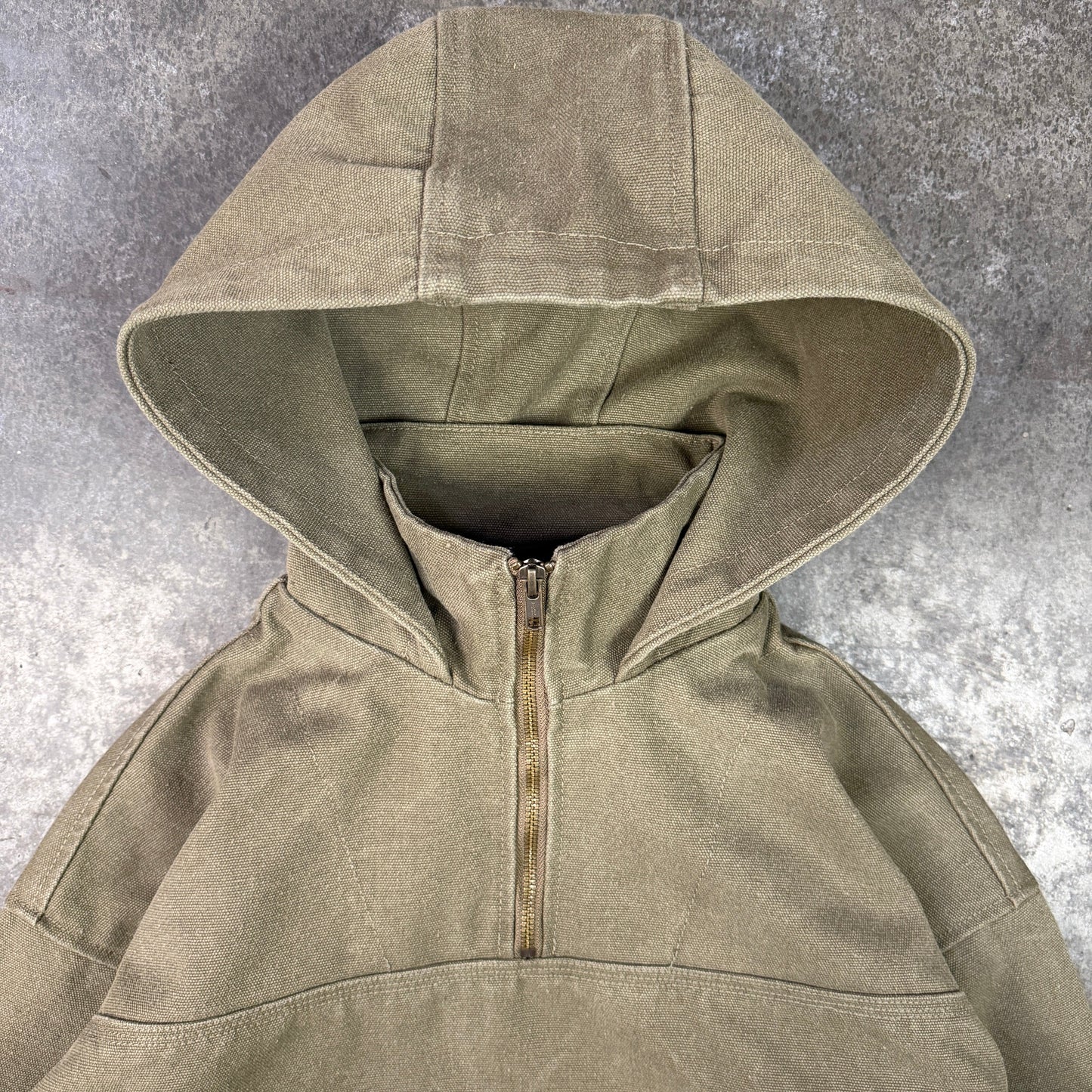 CANVAS WORK JACKET - OLIVE