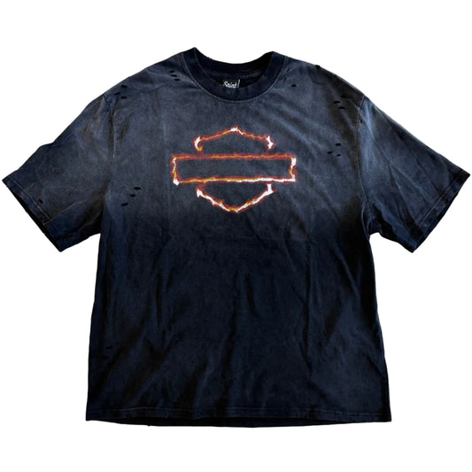West Coast Choppers HD Tee Faded Black