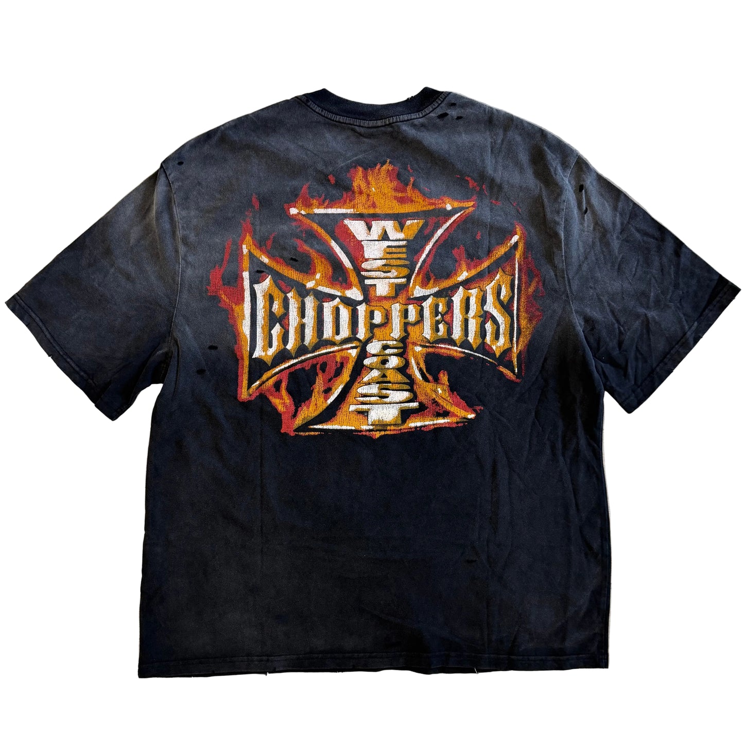 West Coast Choppers HD Tee Faded Black