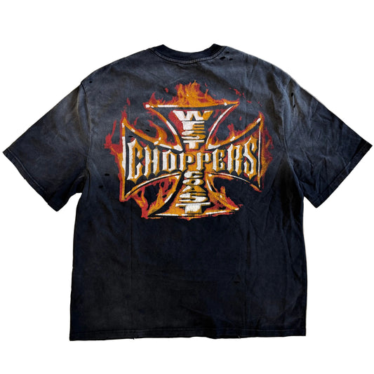 West Coast Choppers HD Tee Faded Black