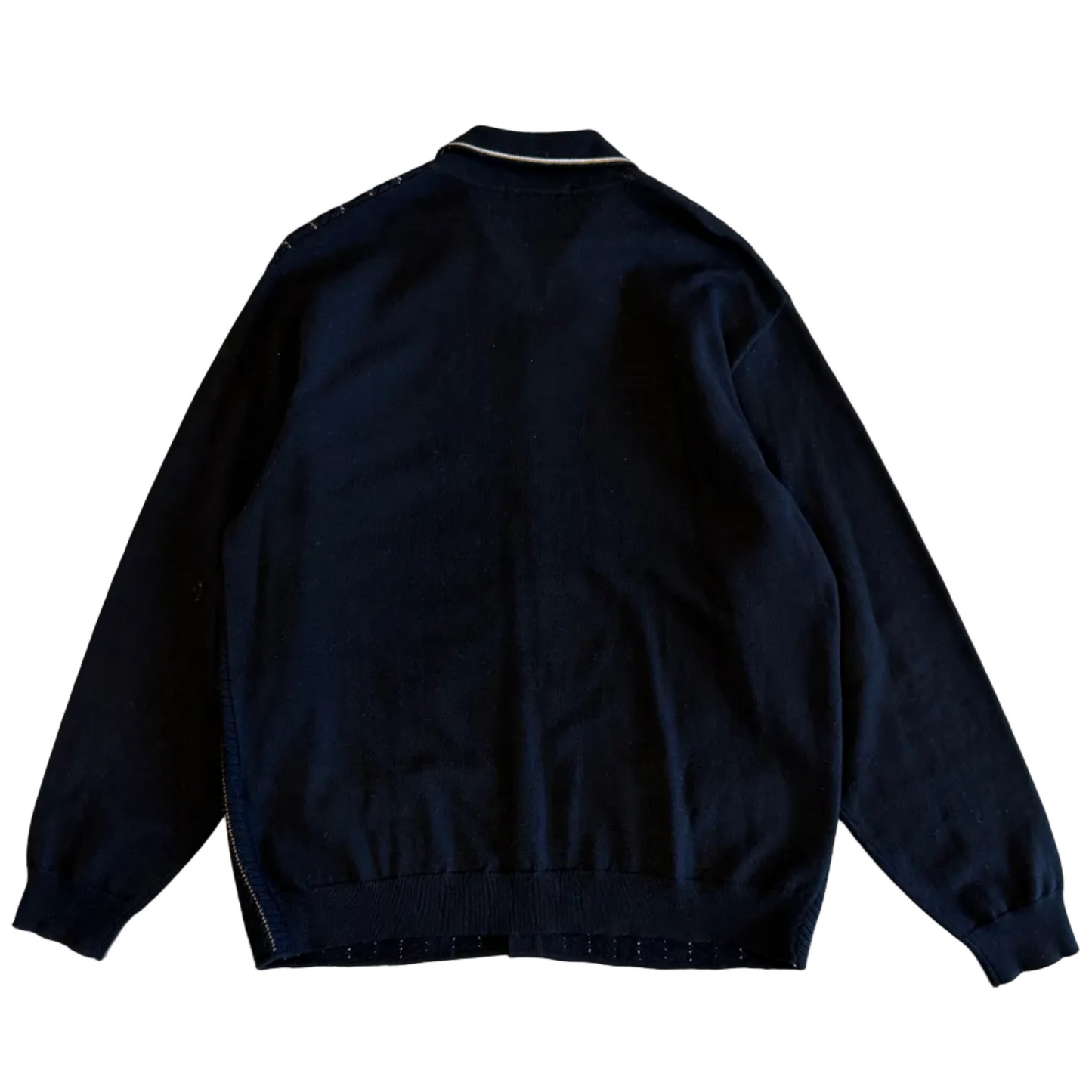 USED Supreme SS25 Herringbone Cardigan Black